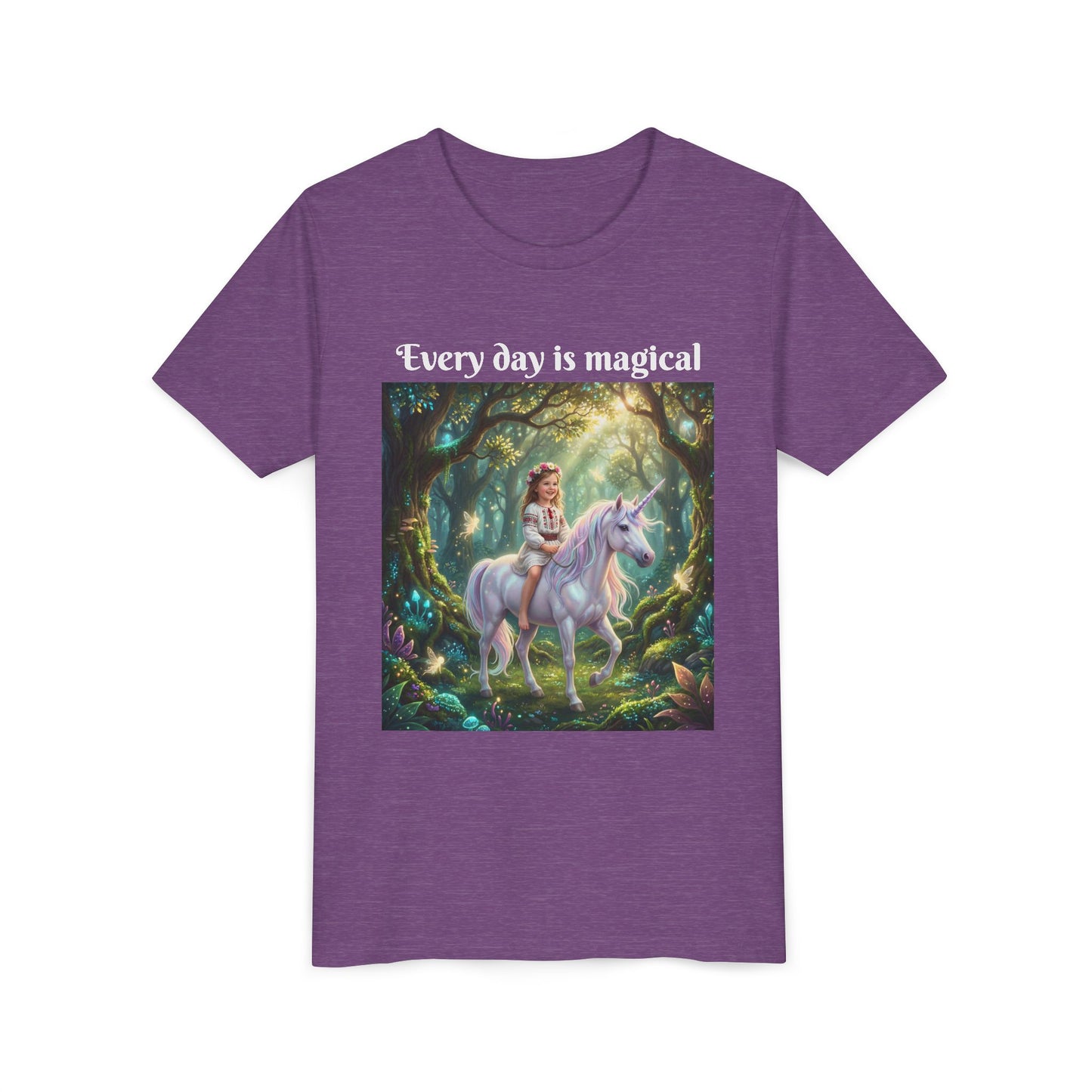 Custom T-Shirt "Princess on Unicorn" – Personalized with your Child Face