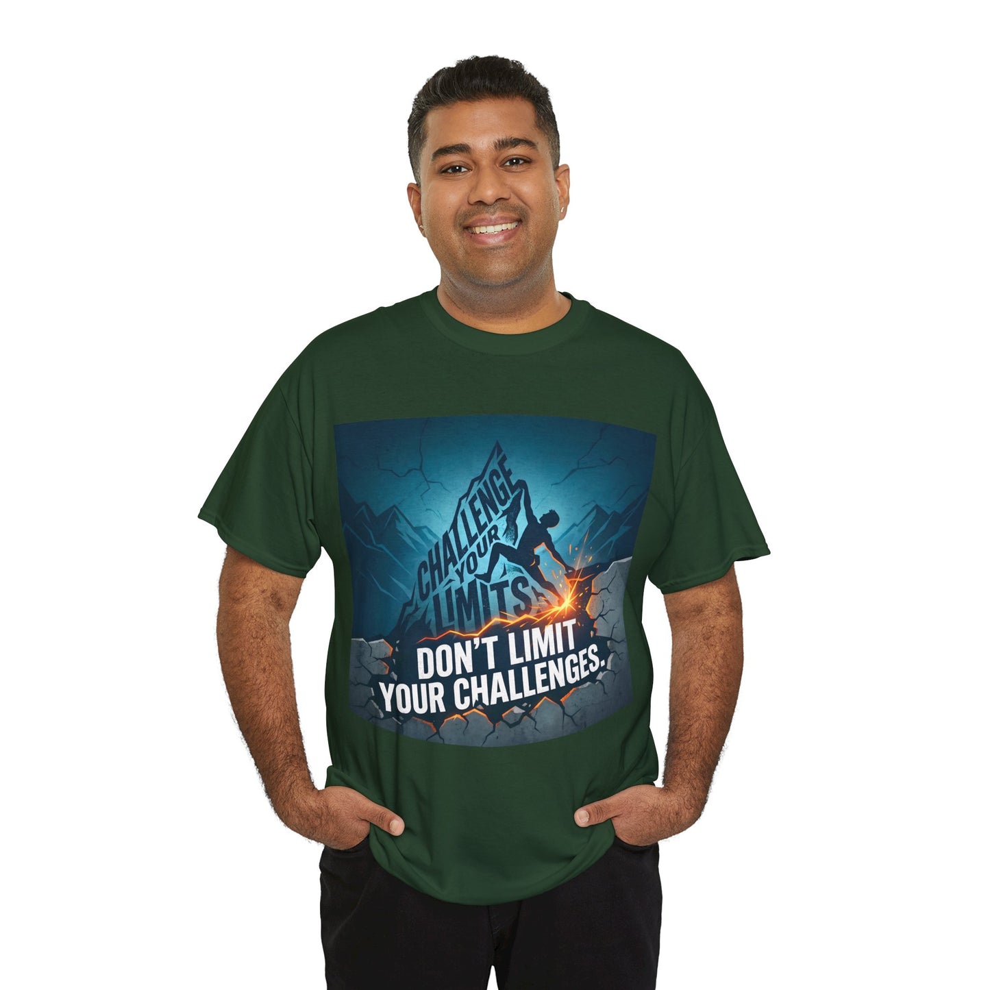 Motivational T-Shirts - "Don't Limit Your Challenges" Inspirational Breakthrough T-Shirt