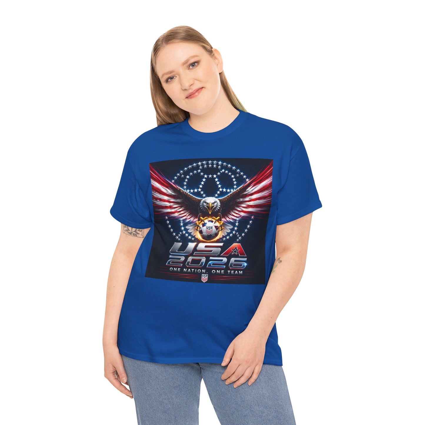 USA 2026 World Cup T-Shirt —  One Nation One Team cotton T-Shirt