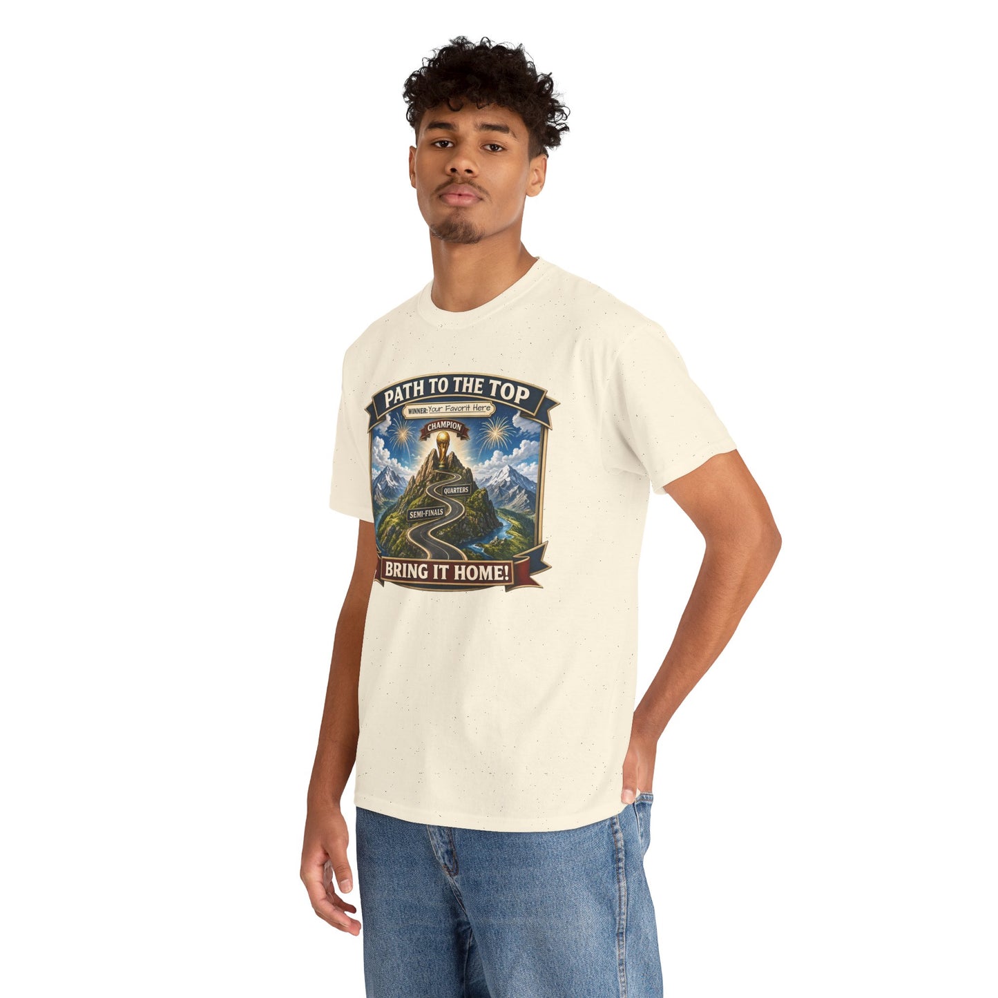 World Cup 2026 Cotton T-Shirt — “Your Favorite at the Top”