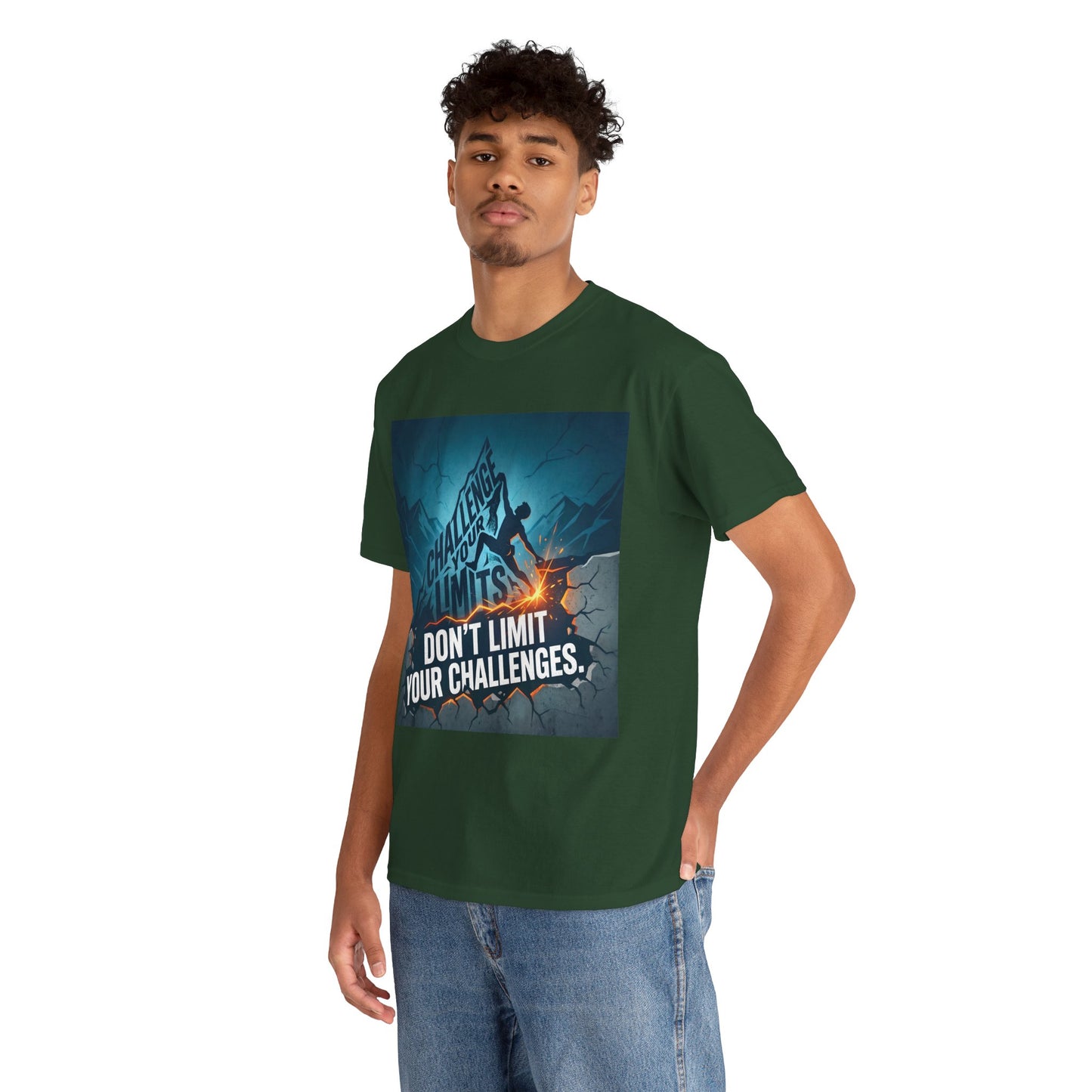 Motivational T-Shirts - "Don't Limit Your Challenges" Inspirational Breakthrough T-Shirt