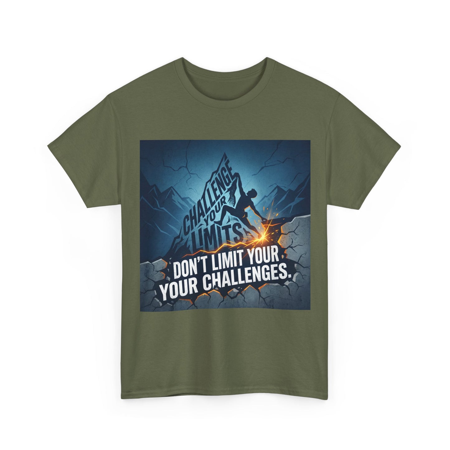 Motivational T-Shirts - "Don't Limit Your Challenges" Inspirational Breakthrough T-Shirt