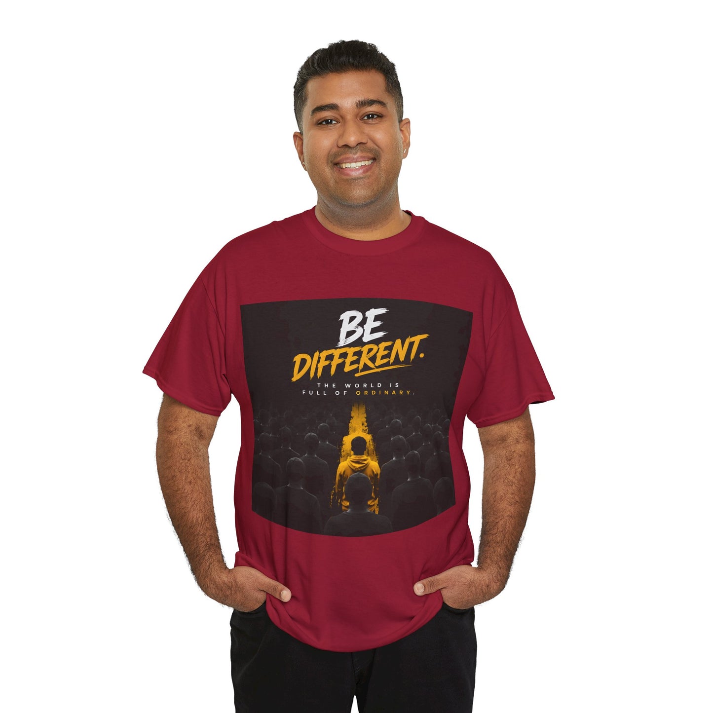 Motivational T-Shirts  "Be Different"  — Inspirational Graphic Cotton T-Shirt