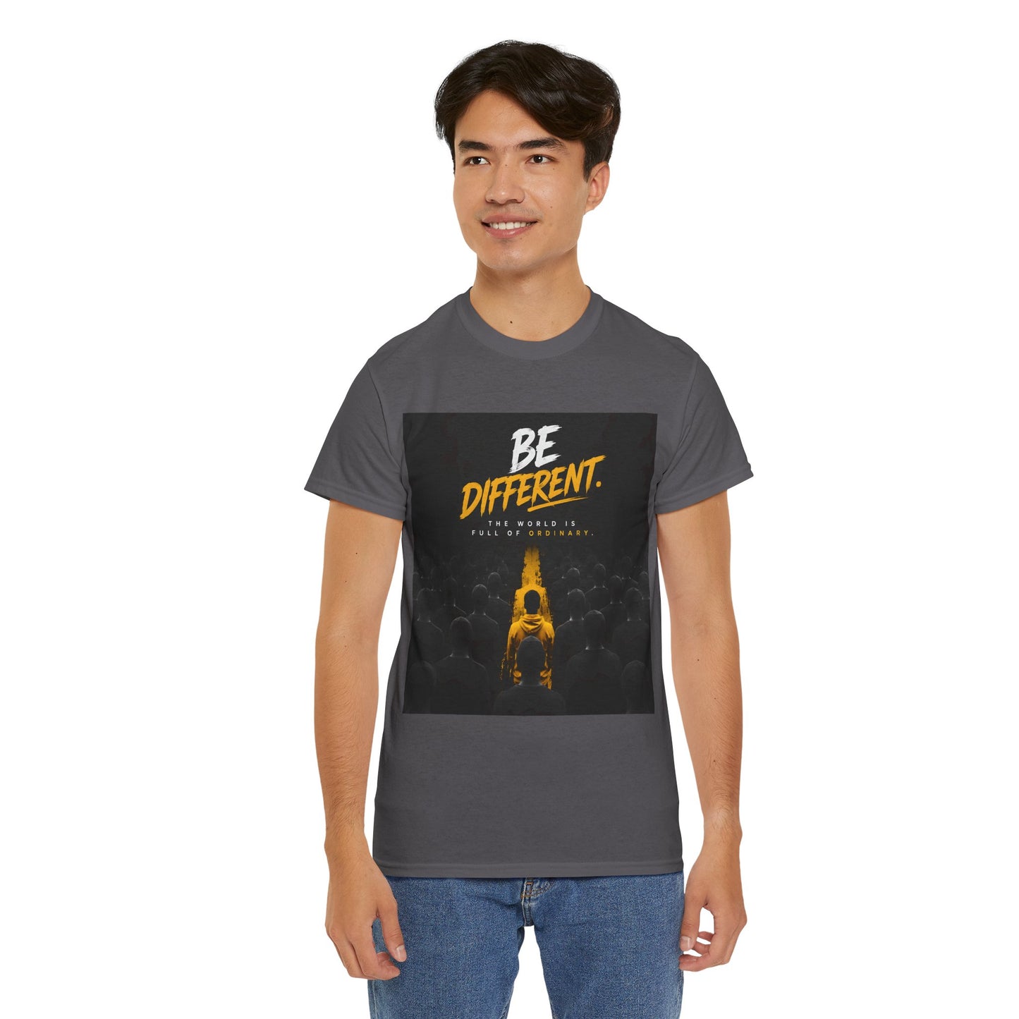 Motivational T-Shirts  "Be Different"  — Inspirational Graphic Cotton T-Shirt