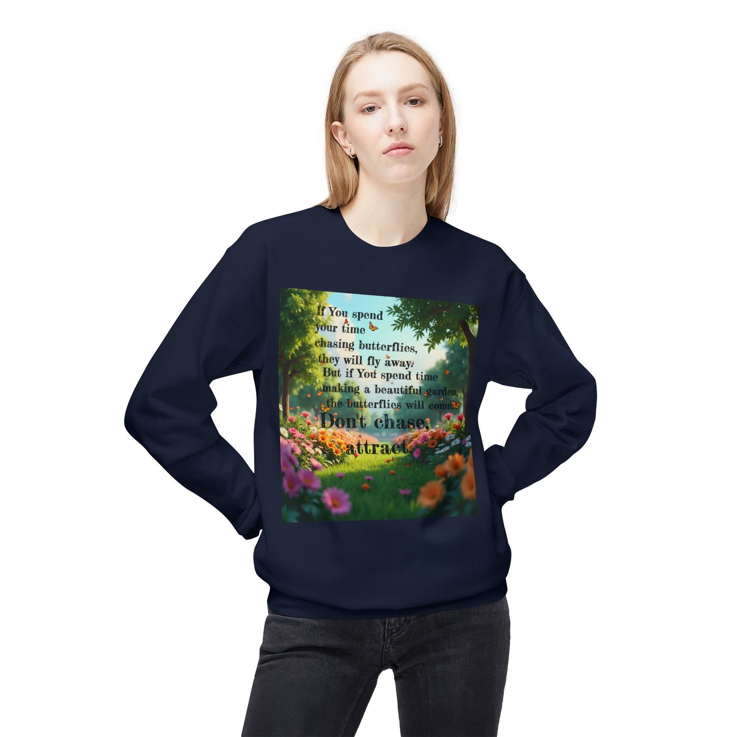 Bloom and Attract -  Midweight Softstyle Sweatshirt