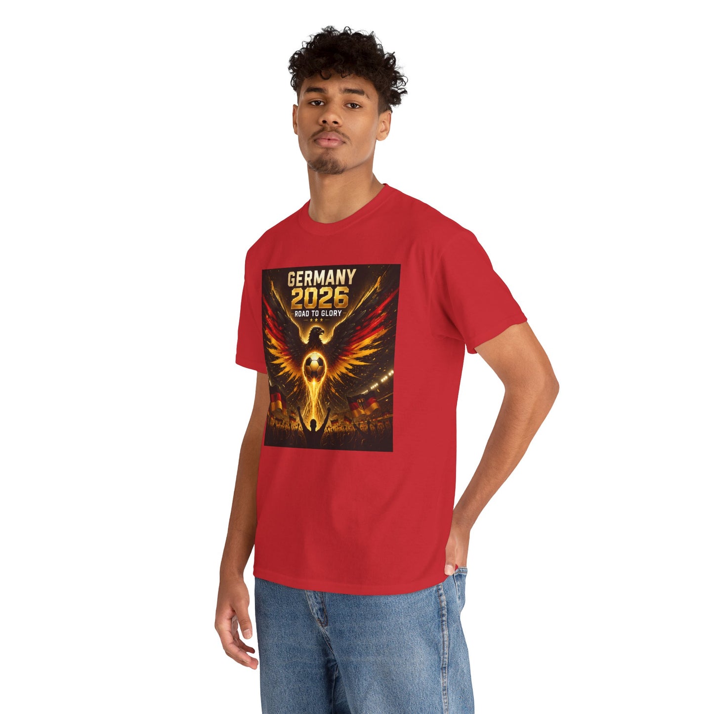 USA 2026 World Cup T-Shirt - Germany 2026 — Flaming Phoenix Football Fan Tee