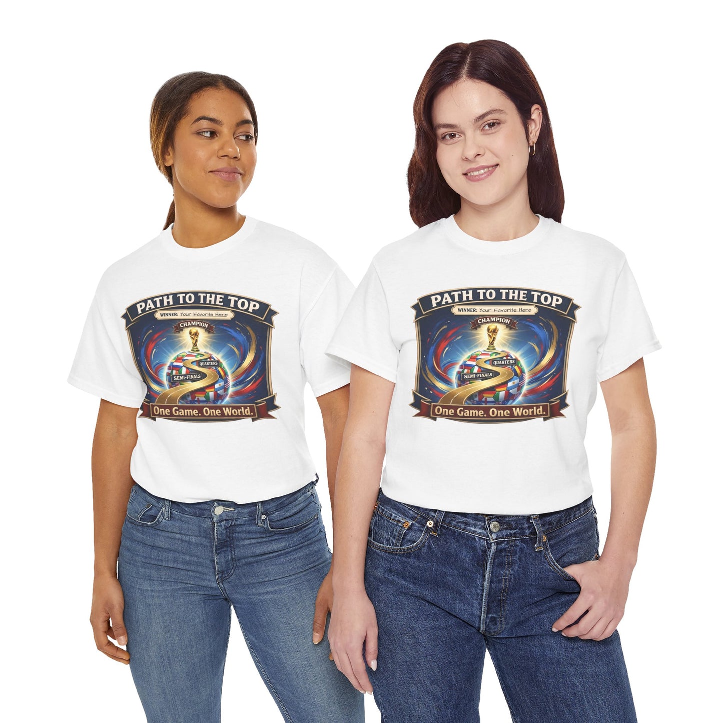World Cup 2026 Cotton T-Shirt — “One Game. One World”