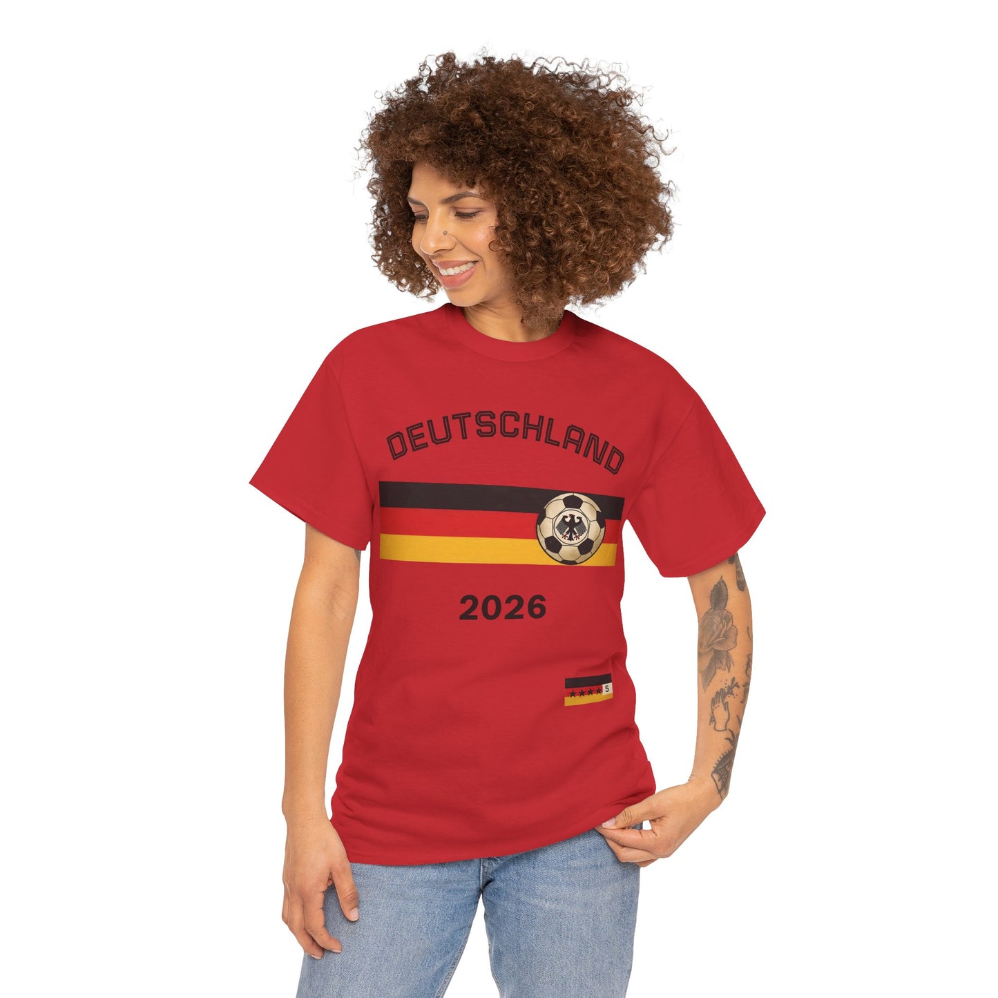 Deutschland 2026 World Cup T-Shirt — German Flag Football Shirt