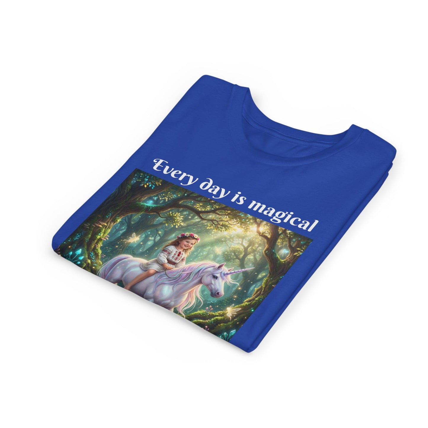Custom T-Shirt "Princess on Unicorn" – Personalized with your Child Face