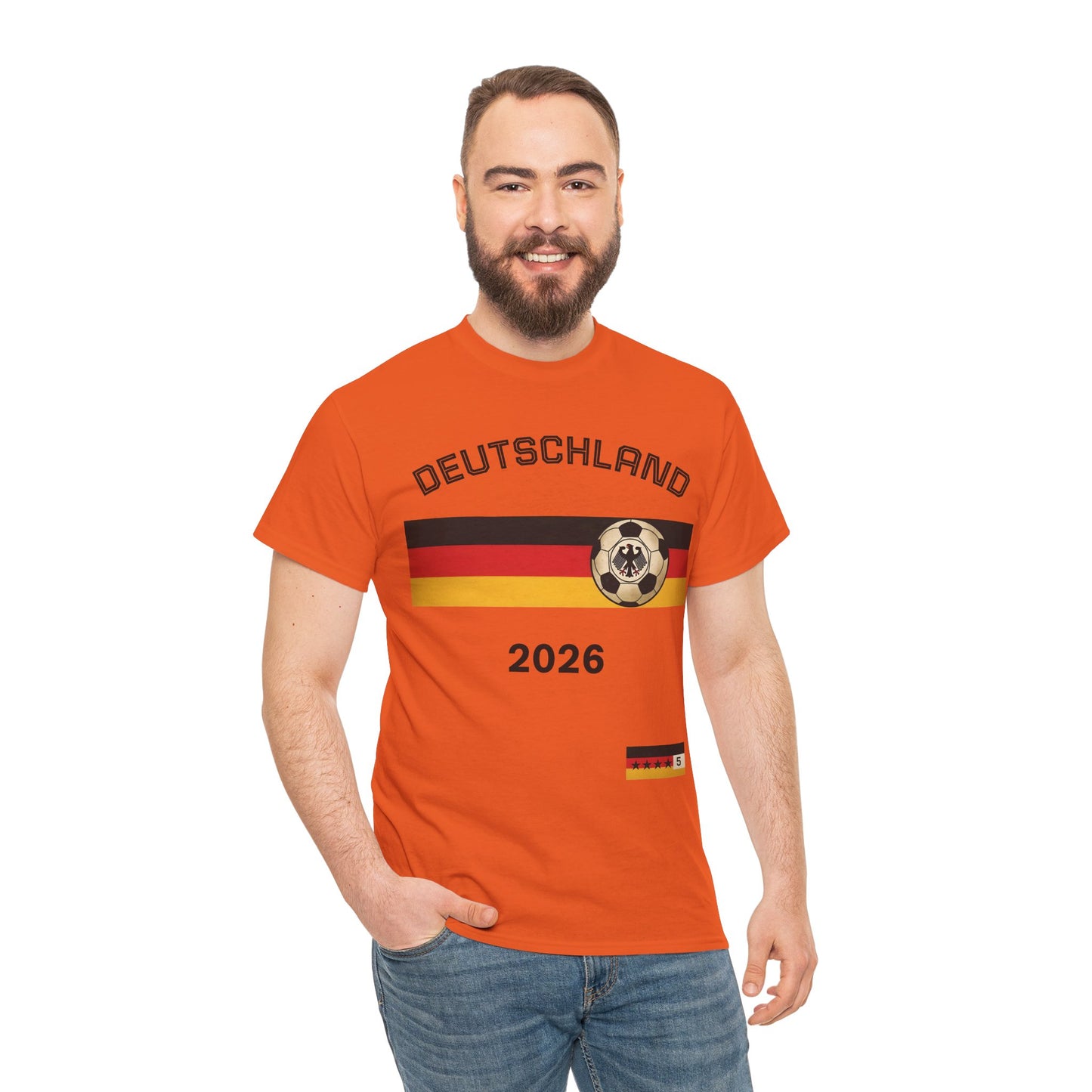 Deutschland 2026 World Cup T-Shirt — German Flag Football Shirt