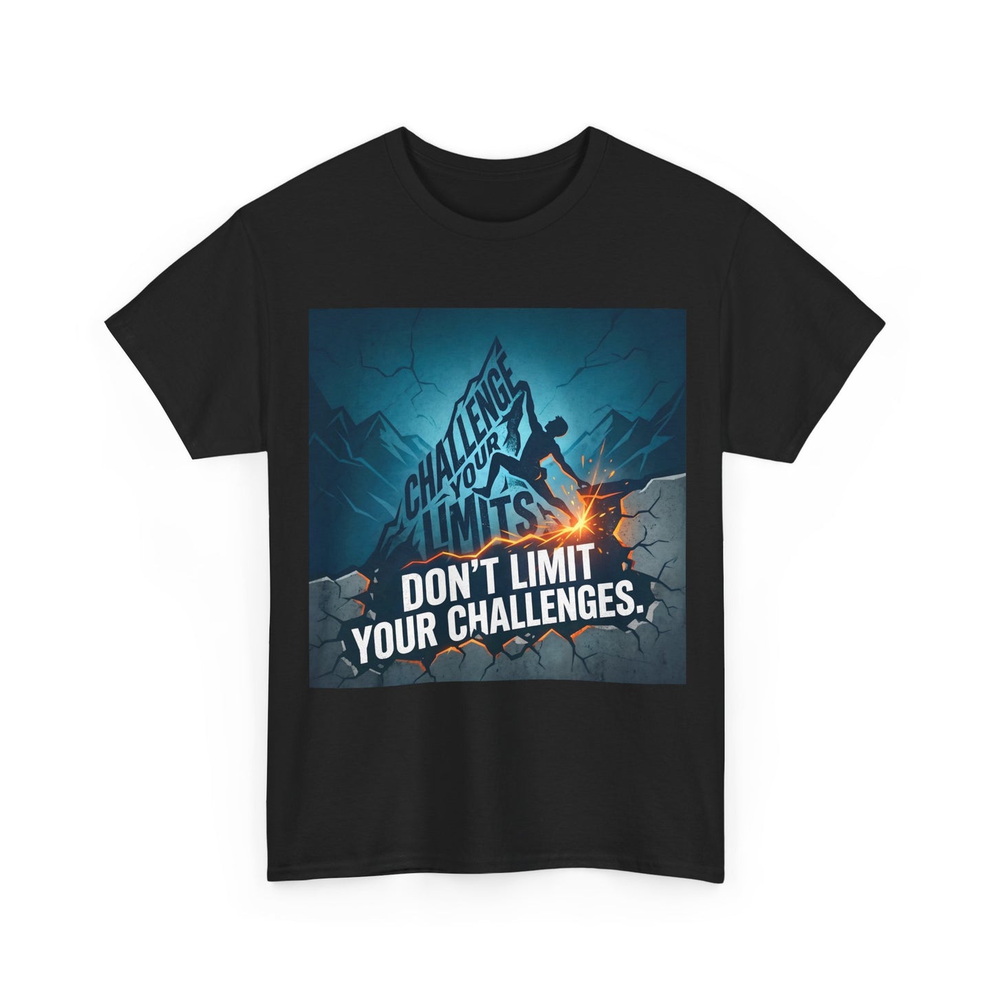 Motivational T-Shirts - "Don't Limit Your Challenges" Inspirational Breakthrough T-Shirt