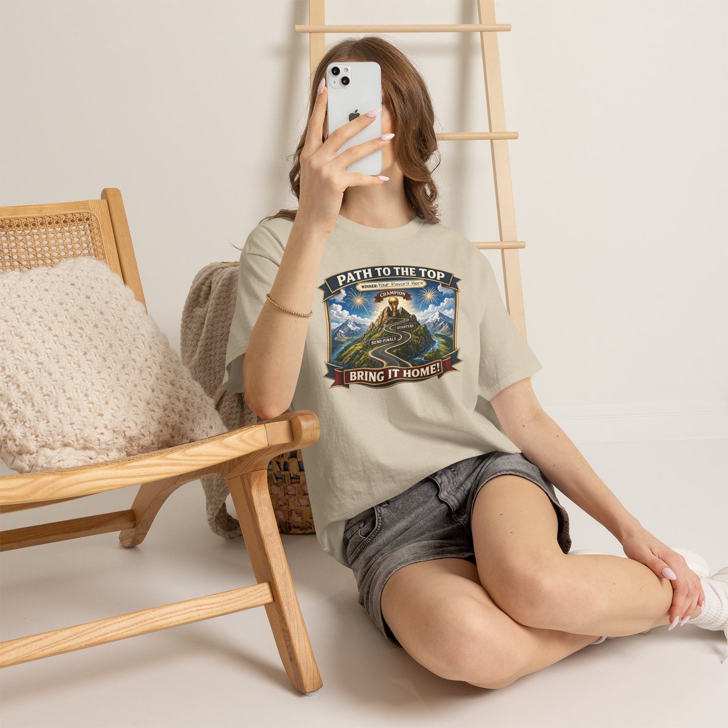 World Cup 2026 Cotton T-Shirt — “Your Favorite at the Top”