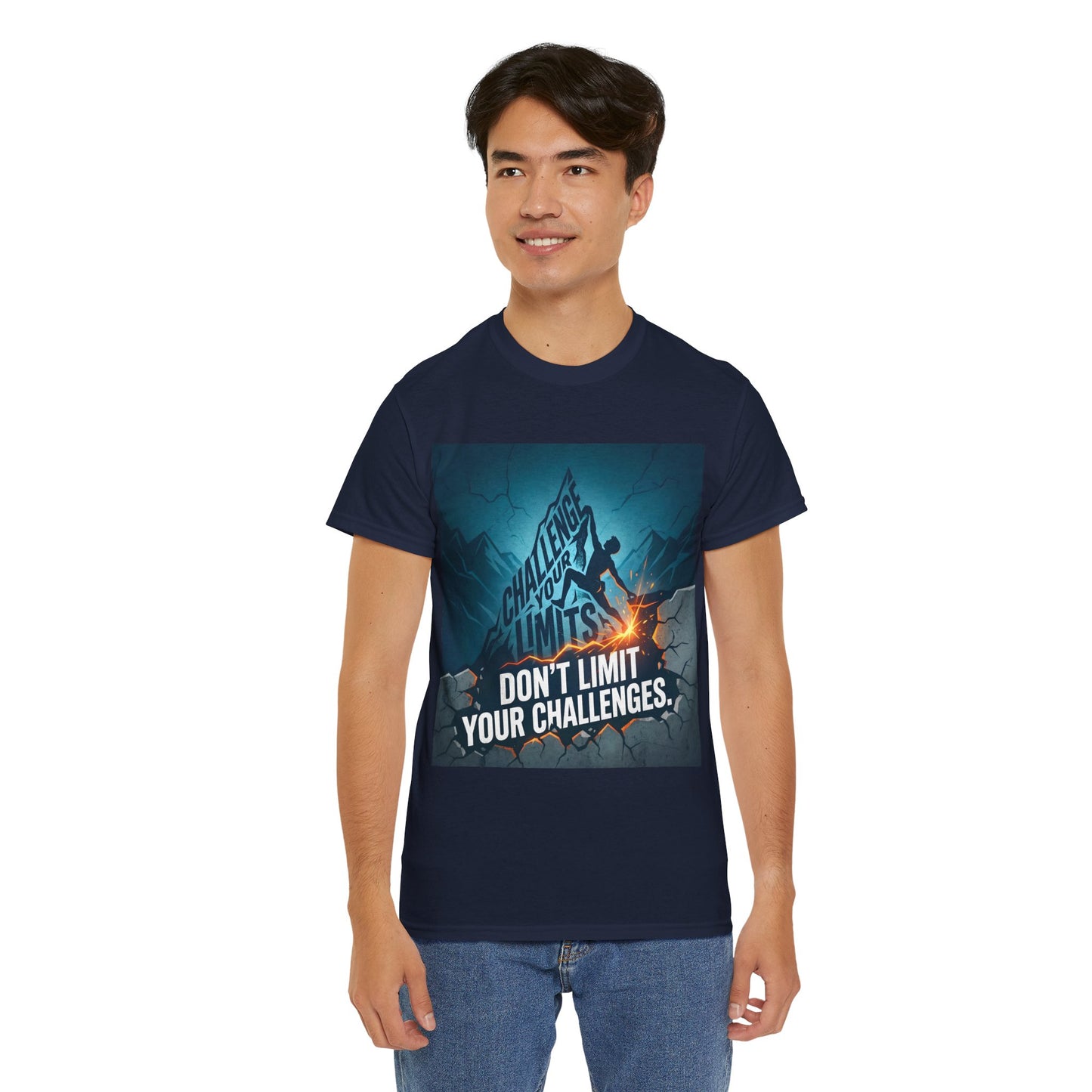 Motivational T-Shirts - "Don't Limit Your Challenges" Inspirational Breakthrough T-Shirt