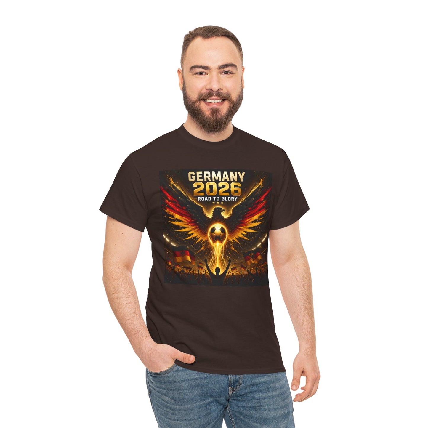 USA 2026 World Cup T-Shirt - Germany 2026 — Flaming Phoenix Football Fan Tee