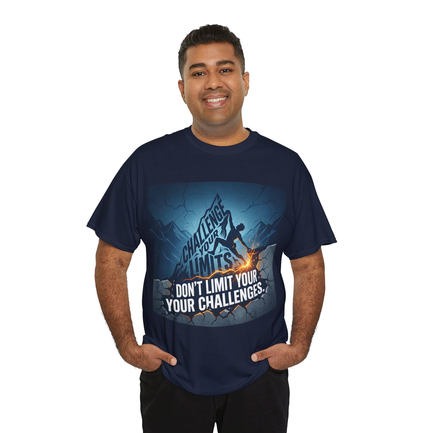 Motivational T-Shirts - "Don't Limit Your Challenges" Inspirational Breakthrough T-Shirt