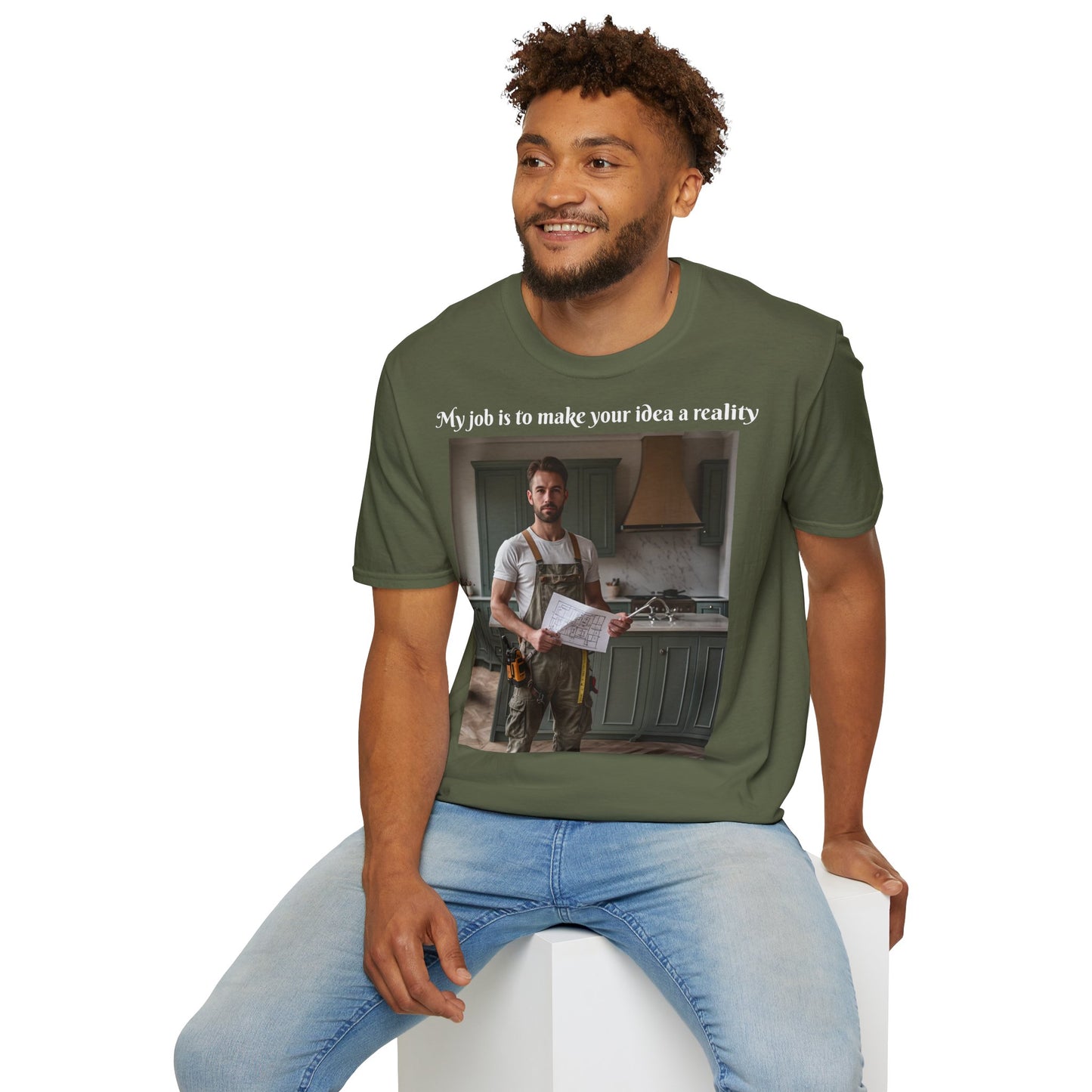 Customizable Softstyle Cotton T-Shirt - For Furniture Maker