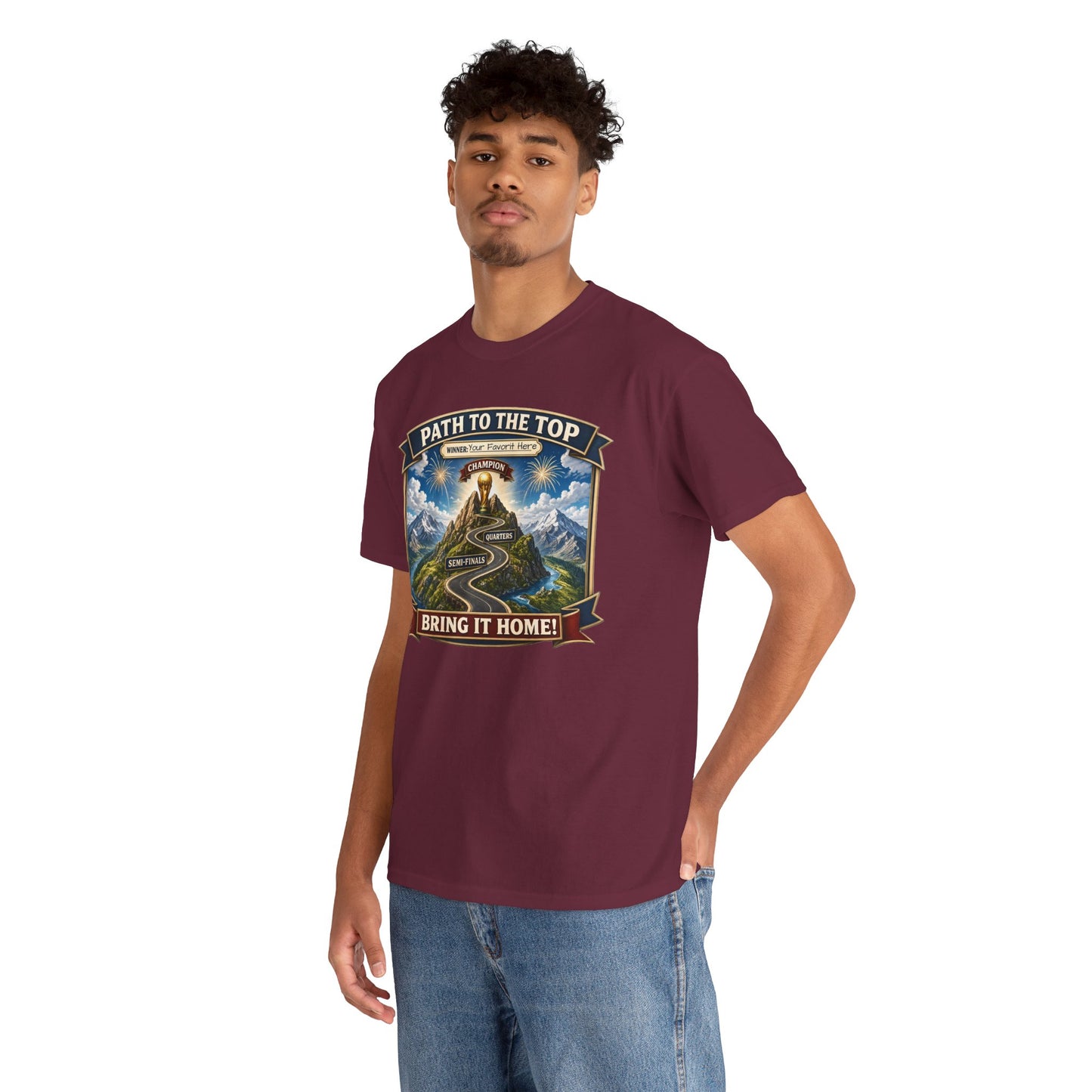 World Cup 2026 Cotton T-Shirt — “Your Favorite at the Top”
