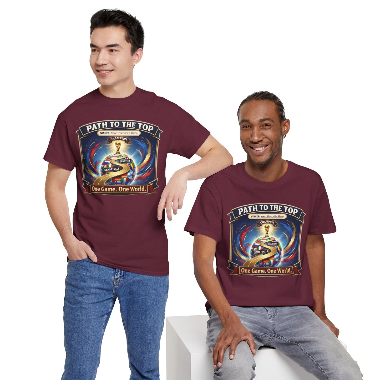World Cup 2026 Cotton T-Shirt — “One Game. One World”