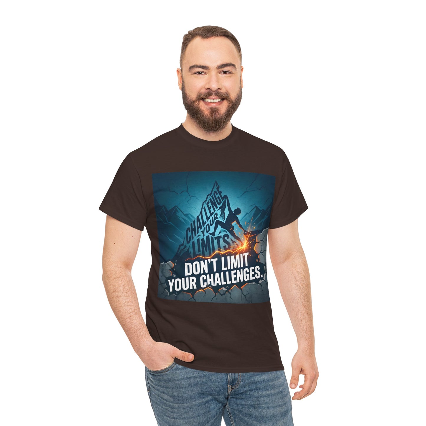 Motivational T-Shirts - "Don't Limit Your Challenges" Inspirational Breakthrough T-Shirt