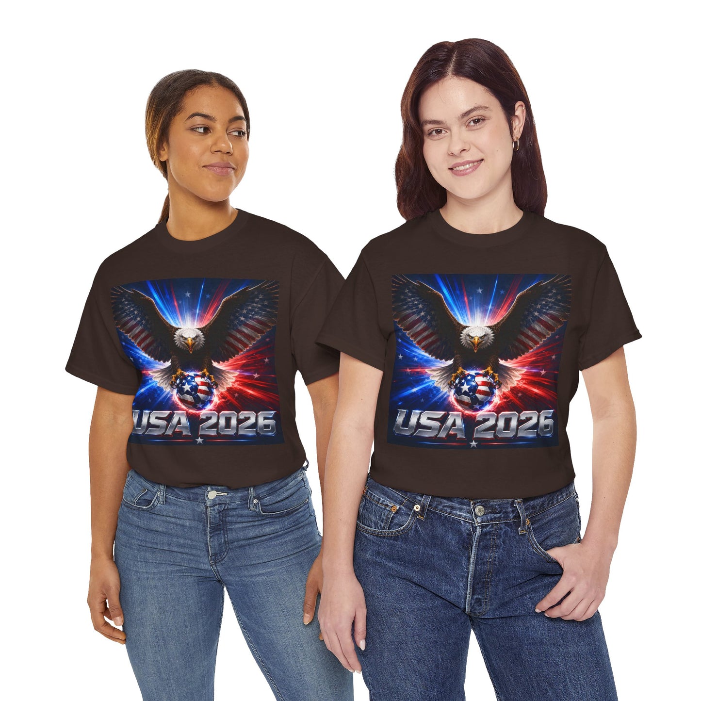 USA 2026 World Cup T-Shirt — USA Fans American Flag Design