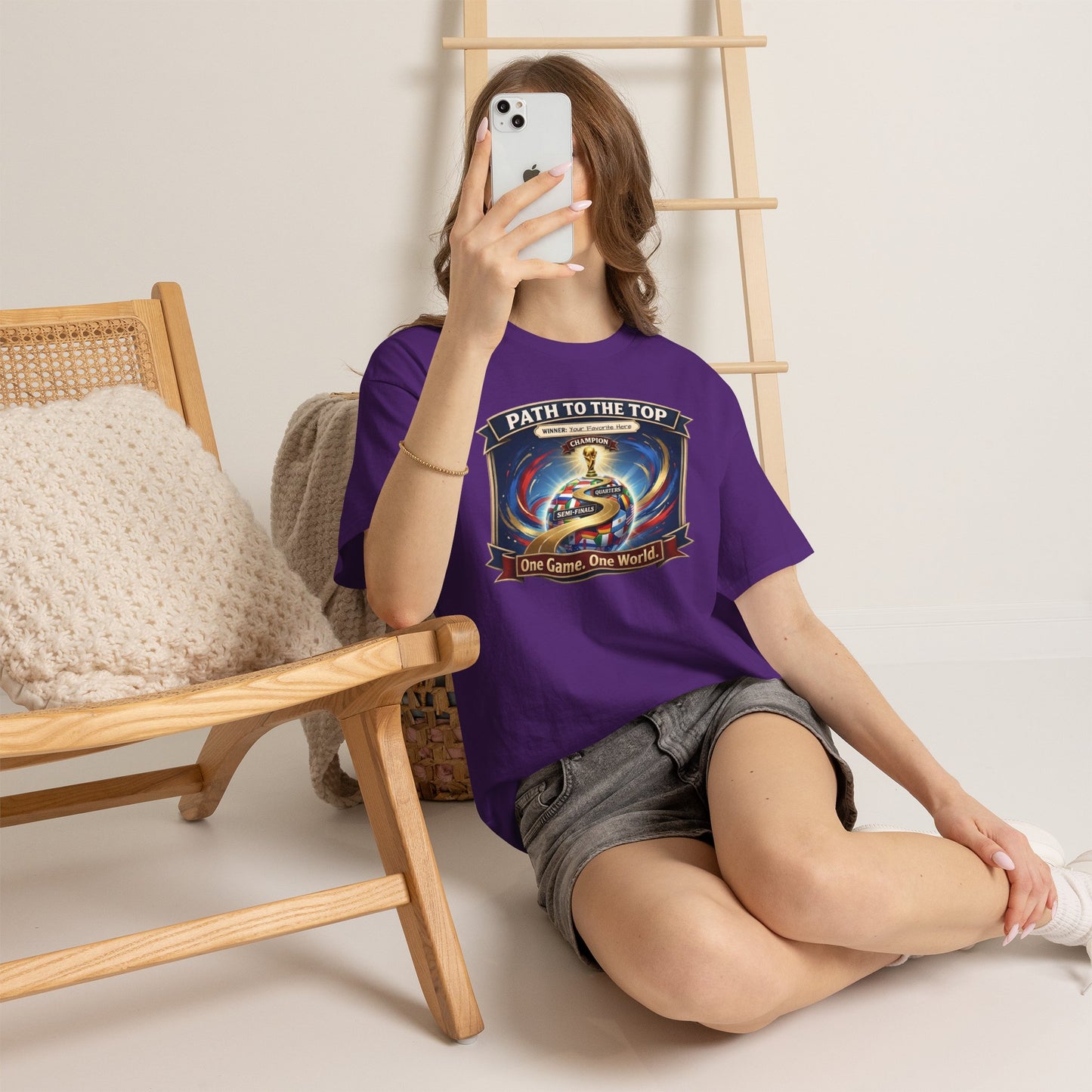 World Cup 2026 Cotton T-Shirt — “One Game. One World”