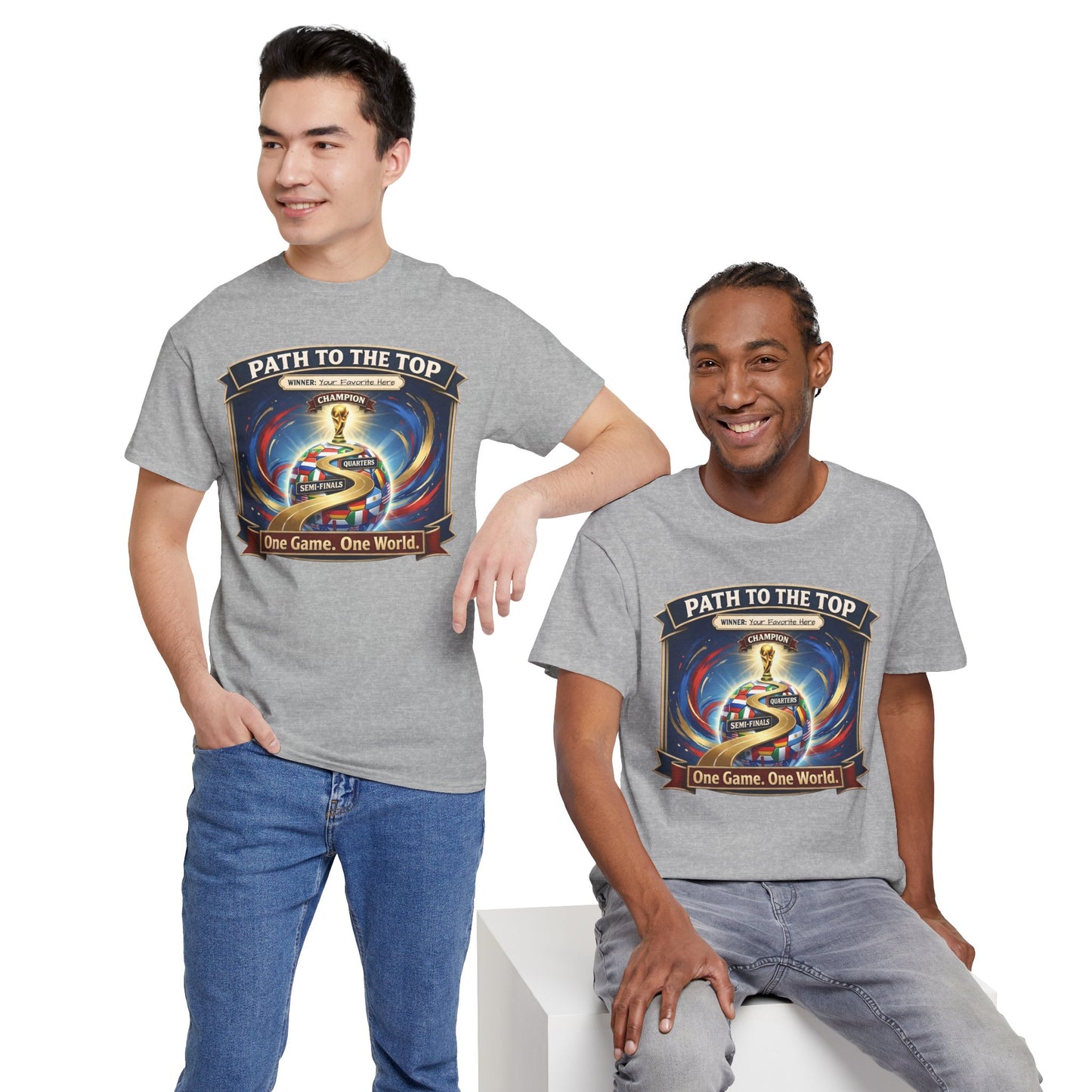 World Cup 2026 Cotton T-Shirt — “One Game. One World”