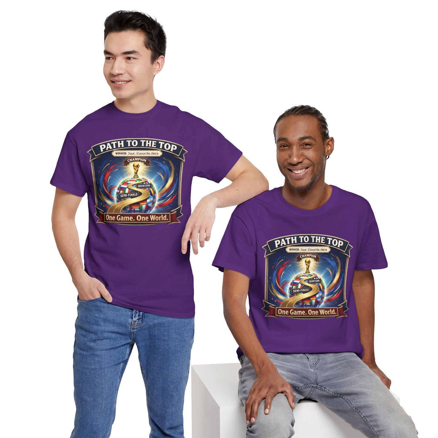 World Cup 2026 Cotton T-Shirt — “One Game. One World”