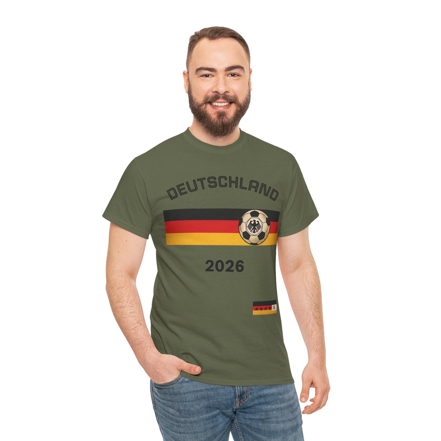 Deutschland 2026 World Cup T-Shirt — German Flag Football Shirt