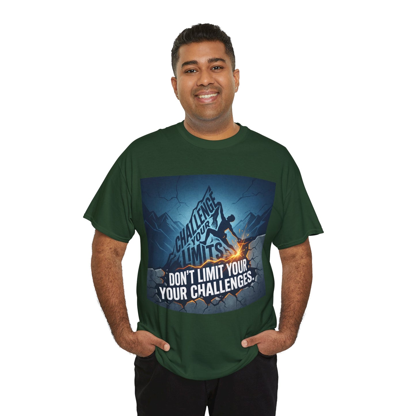 Motivational T-Shirts - "Don't Limit Your Challenges" Inspirational Breakthrough T-Shirt