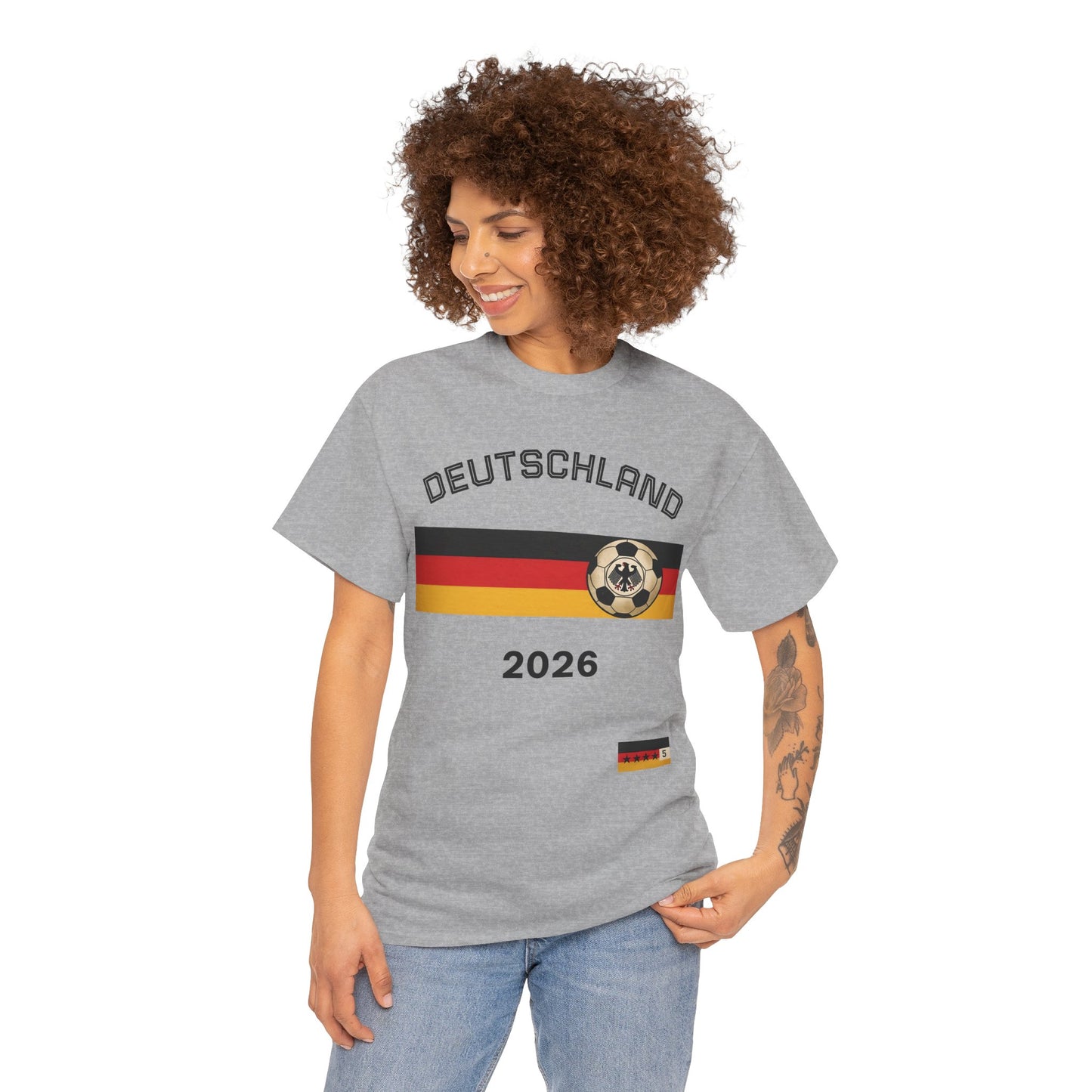 Deutschland 2026 World Cup T-Shirt — German Flag Football Shirt