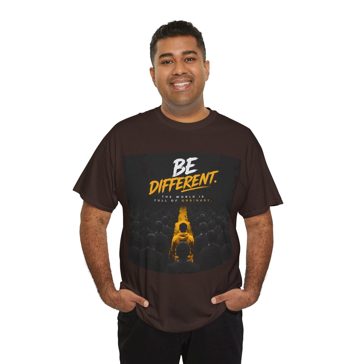 Motivational T-Shirts  "Be Different"  — Inspirational Graphic Cotton T-Shirt