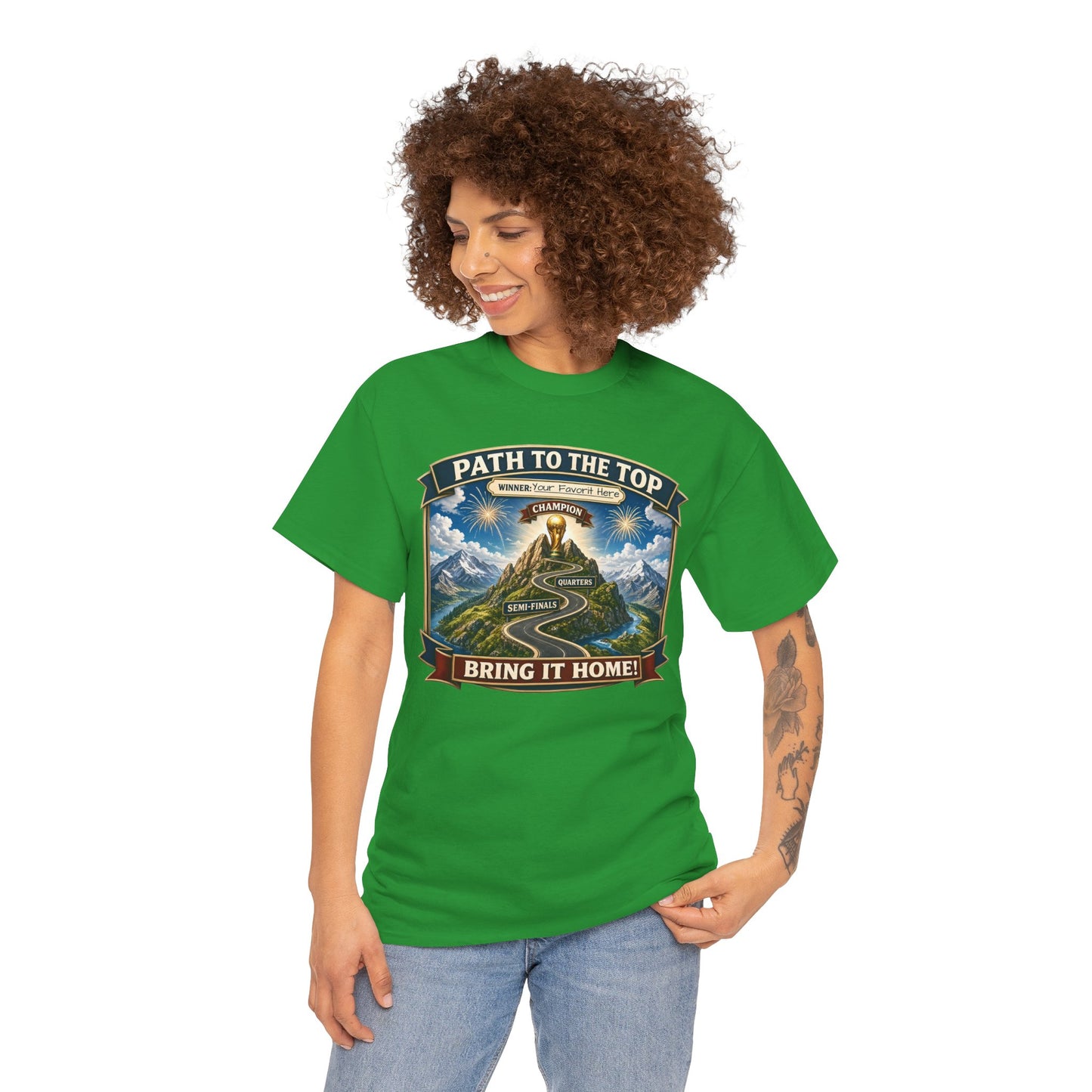 World Cup 2026 Cotton T-Shirt — “Your Favorite at the Top”