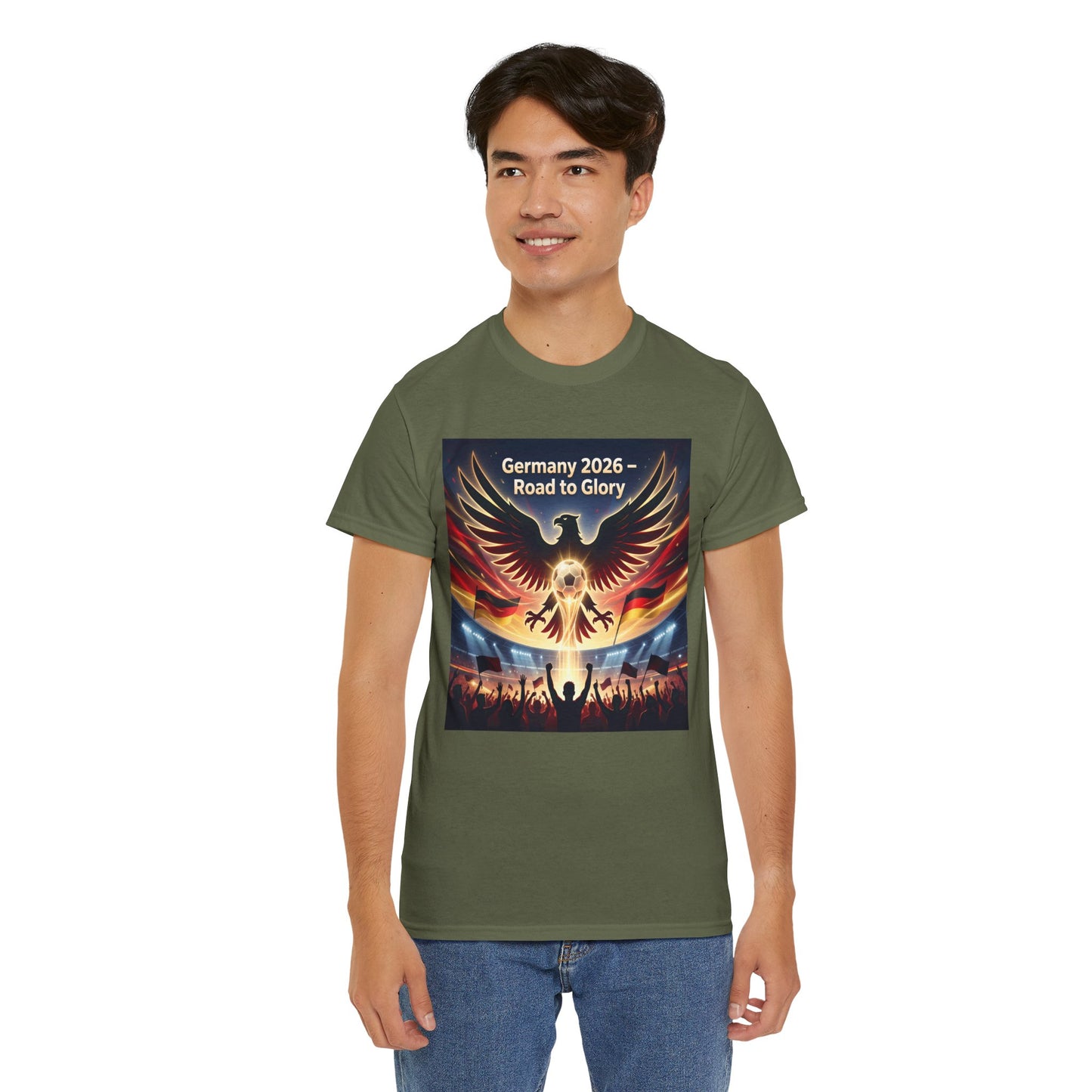 USA 2026 World Cup T-Shirt — Germany 2026 Road to Glory Eagle Soccer Fan T-Shirt