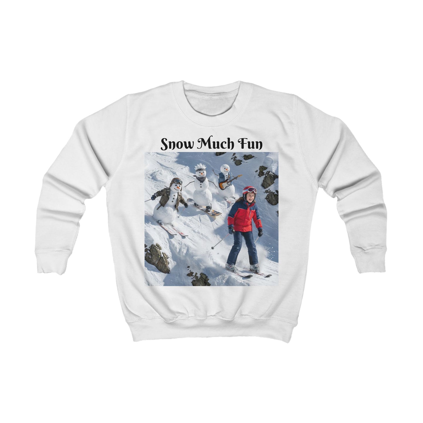 Custom Winter Kids Sweatshirt – Personalized with their Face