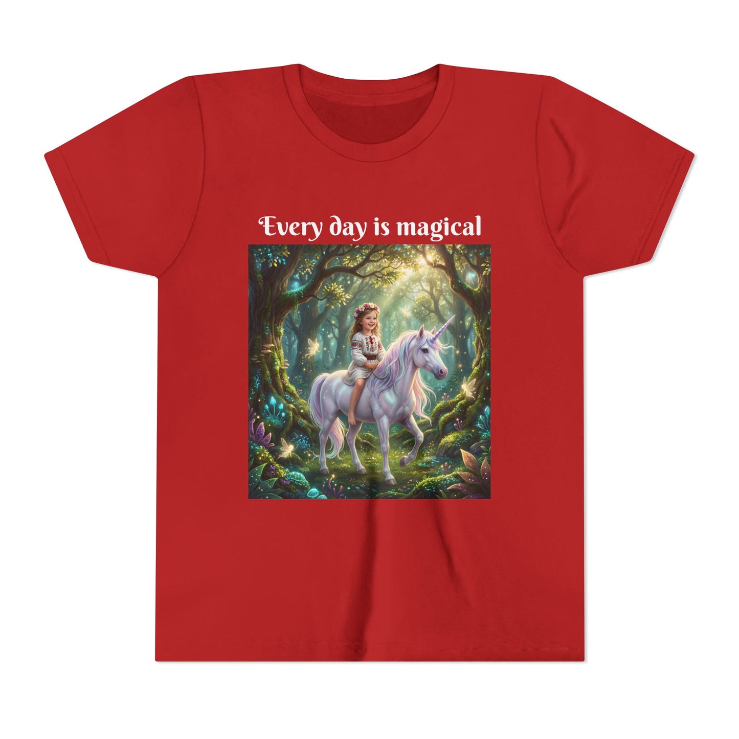 Custom T-Shirt "Princess on Unicorn" – Personalized with your Child Face