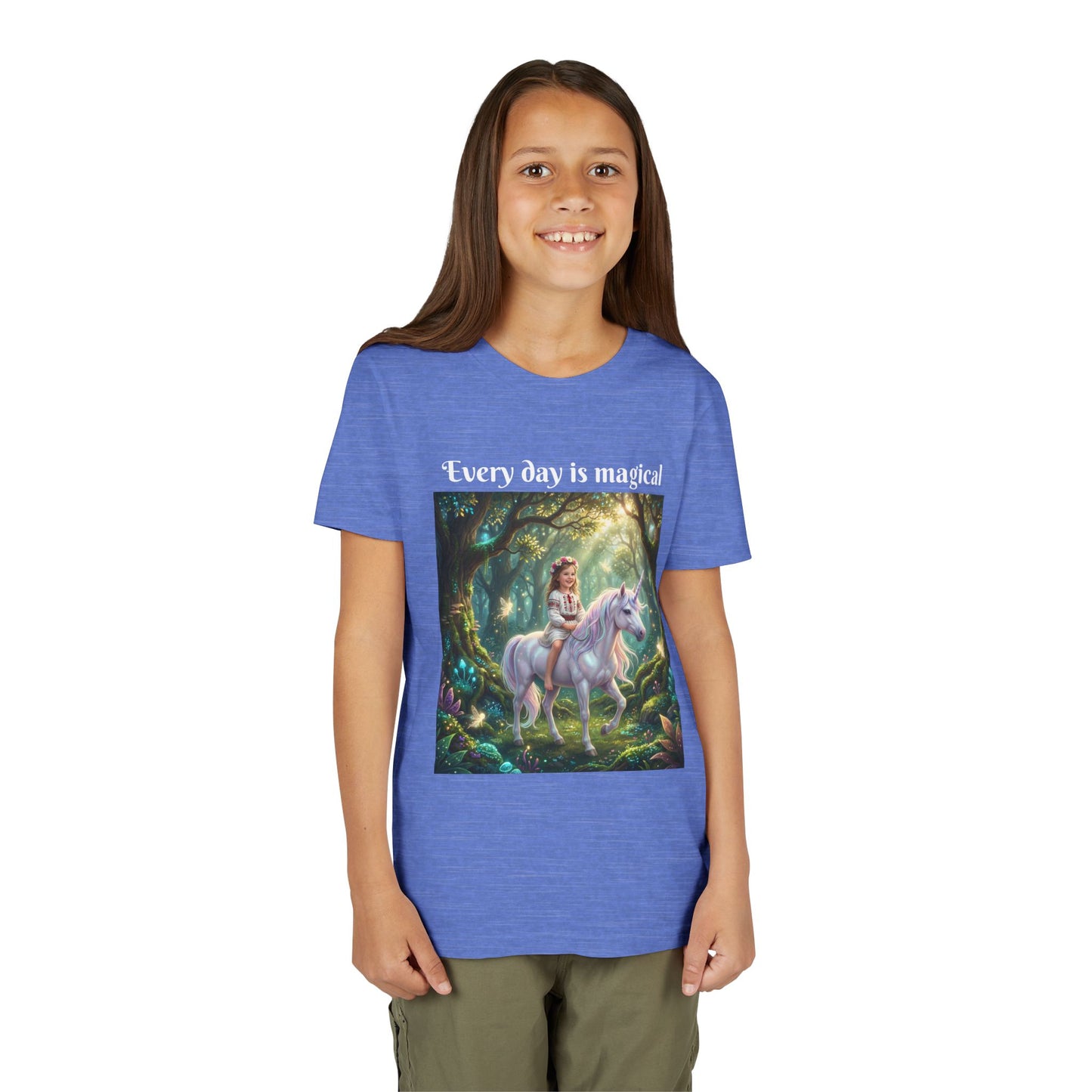 Custom T-Shirt "Princess on Unicorn" – Personalized with your Child Face