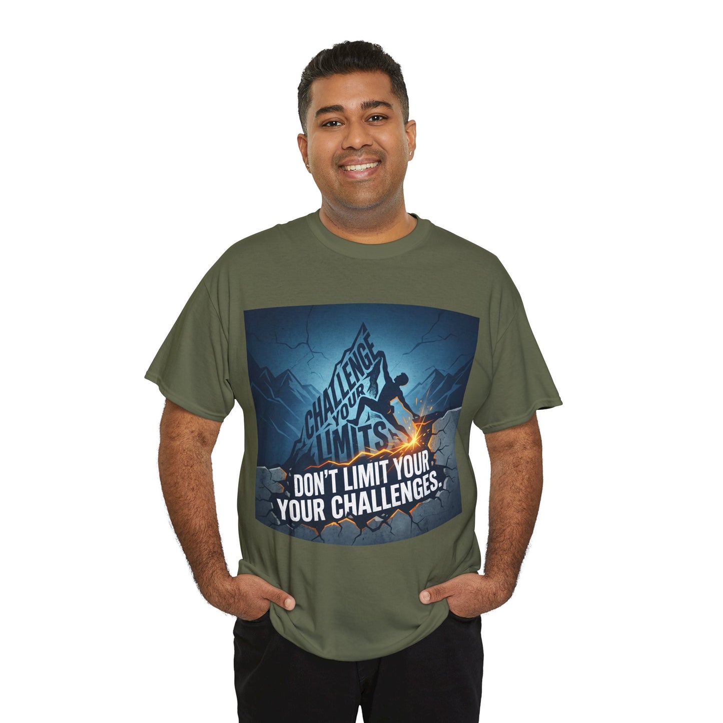 Motivational T-Shirts - "Don't Limit Your Challenges" Inspirational Breakthrough T-Shirt