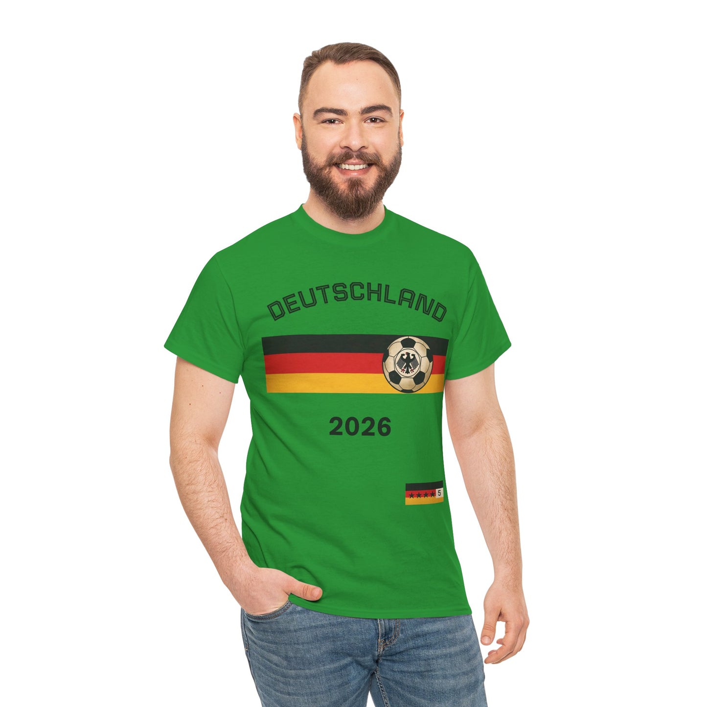 Deutschland 2026 World Cup T-Shirt — German Flag Football Shirt