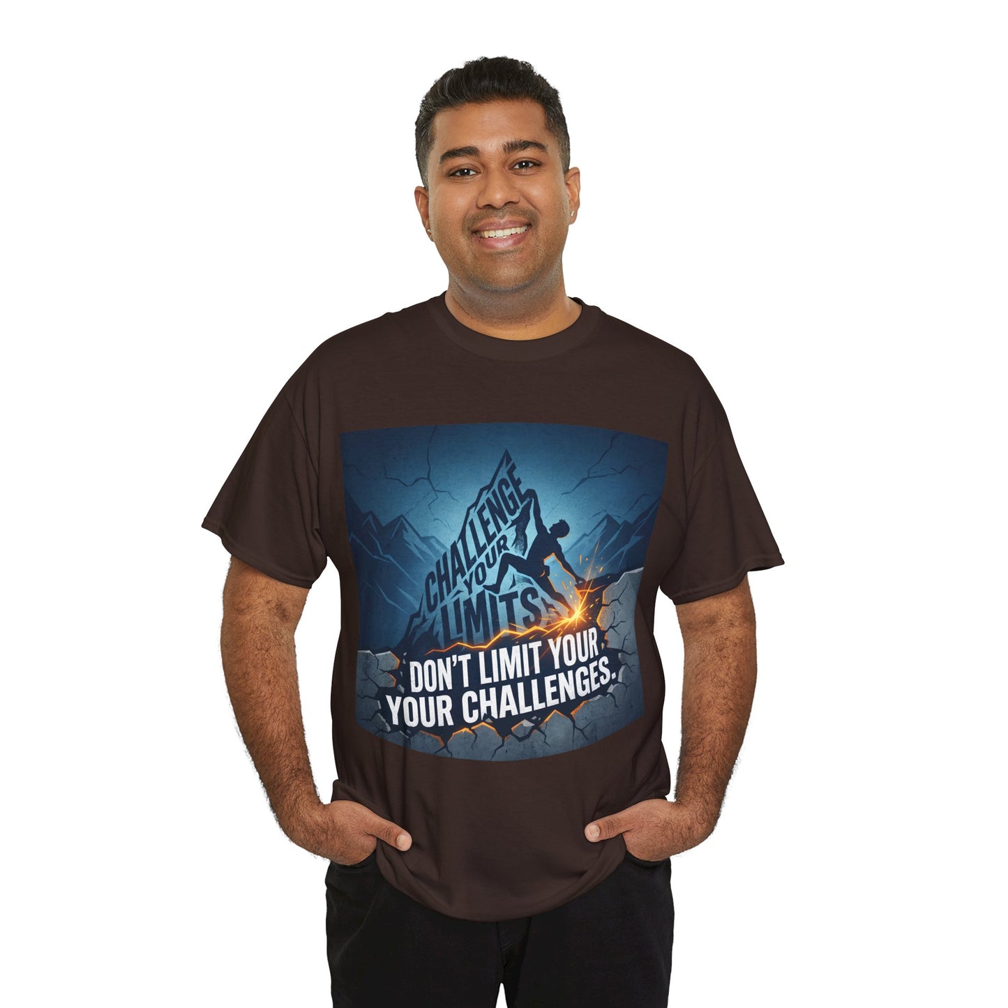 Motivational T-Shirts - "Don't Limit Your Challenges" Inspirational Breakthrough T-Shirt