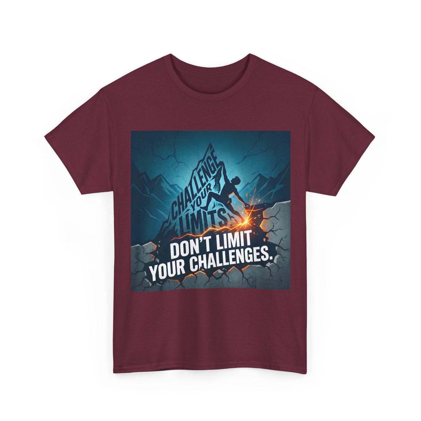 Motivational T-Shirts - "Don't Limit Your Challenges" Inspirational Breakthrough T-Shirt