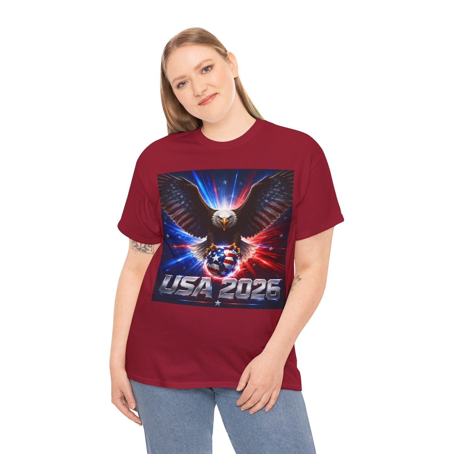 USA 2026 World Cup T-Shirt — USA Fans American Flag Design