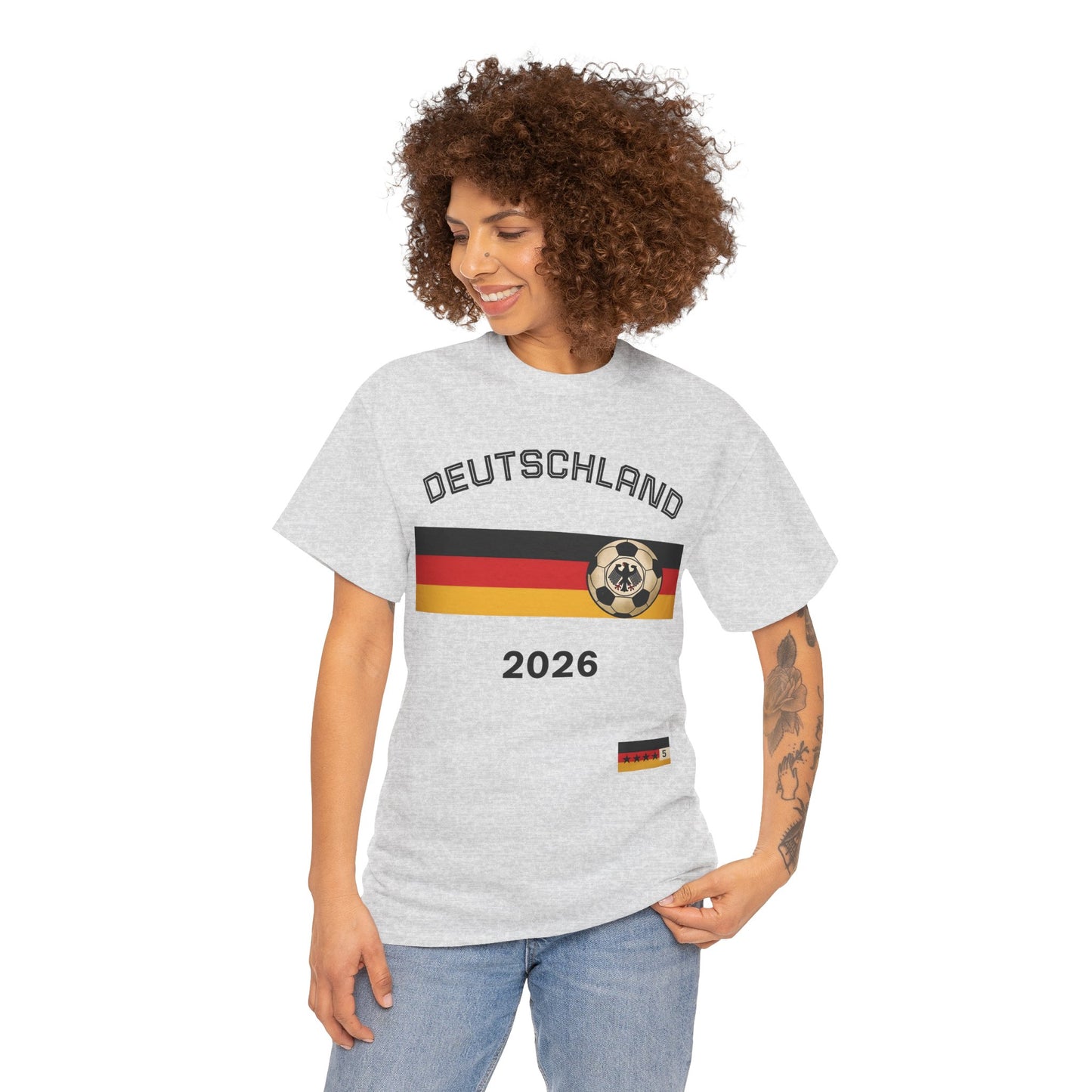 Deutschland 2026 World Cup T-Shirt — German Flag Football Shirt