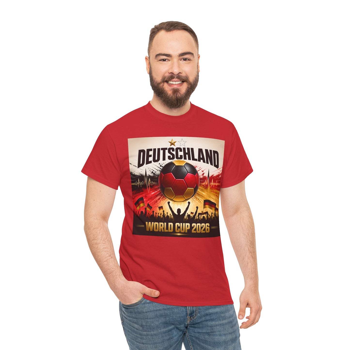 Deutschland World Cup 2026 Soccer T-Shirt — German Football Fan Tee