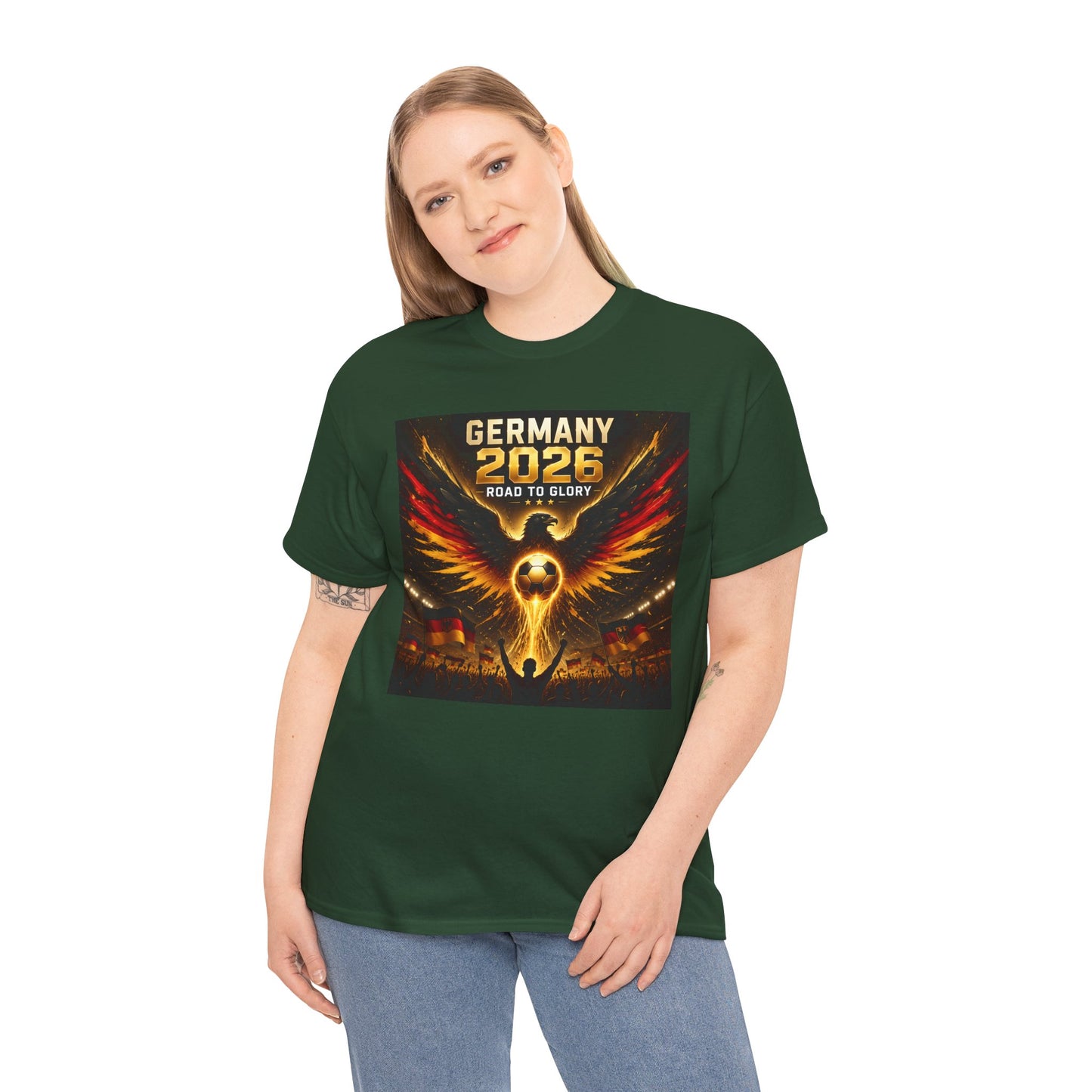 USA 2026 World Cup T-Shirt - Germany 2026 — Flaming Phoenix Football Fan Tee