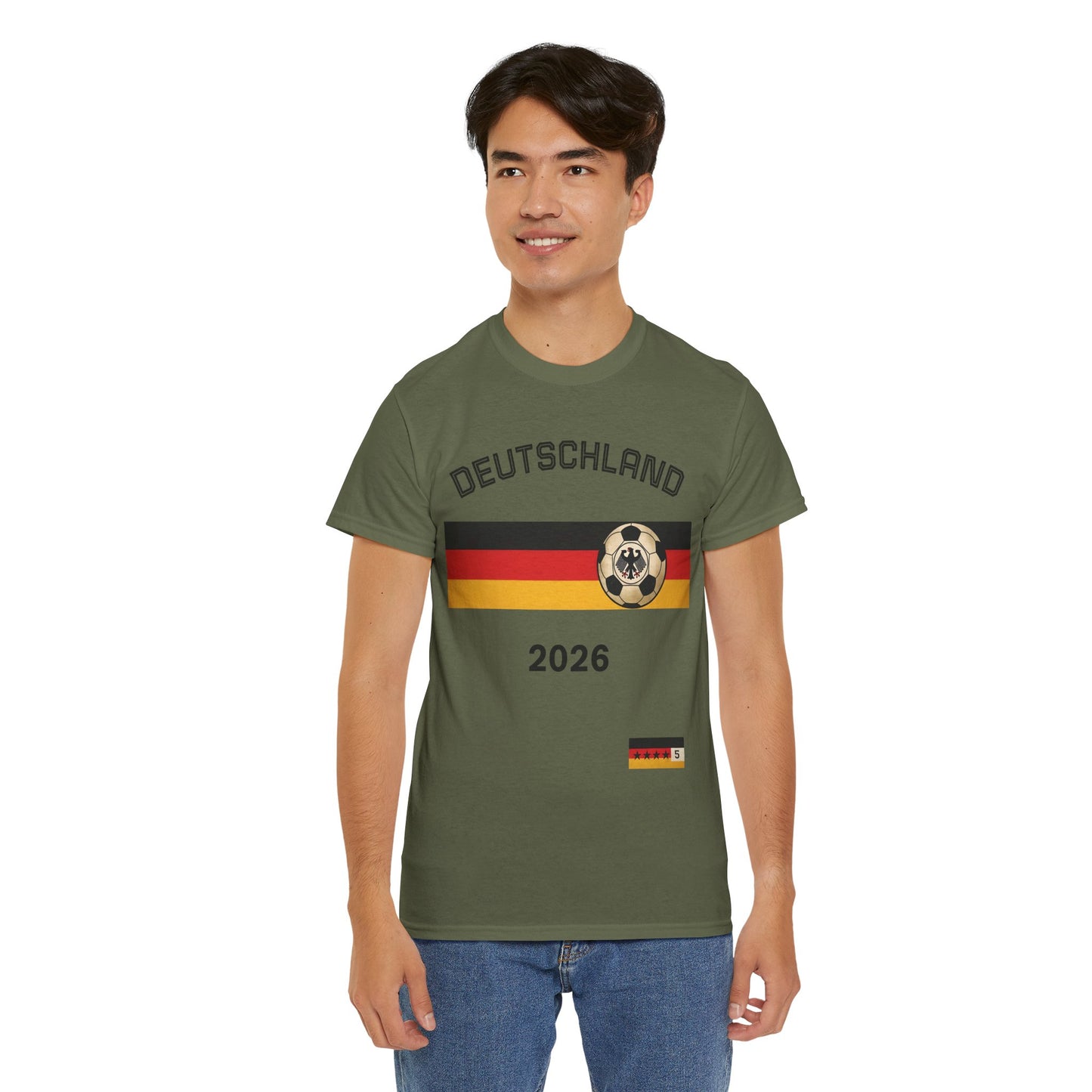 Deutschland 2026 World Cup T-Shirt — German Flag Football Shirt