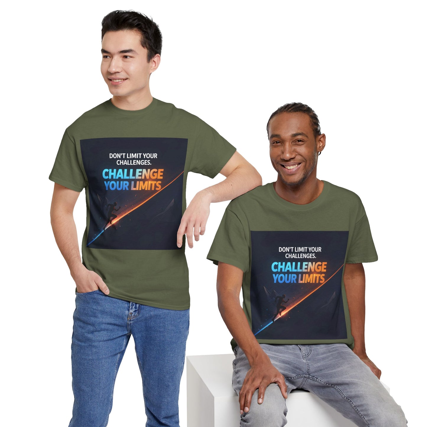 Challenge Your Limits T-Shirt — Motivational Adventure Tee
