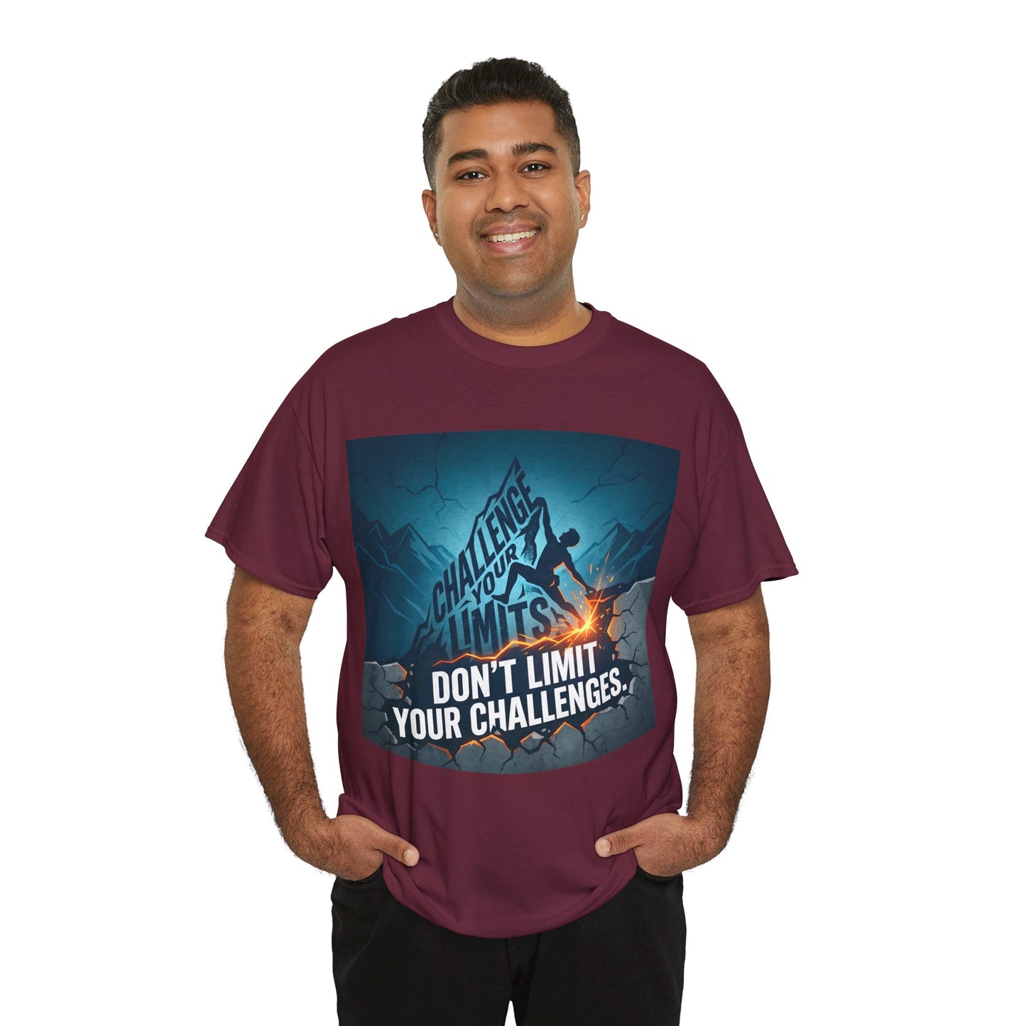 Motivational T-Shirts - "Don't Limit Your Challenges" Inspirational Breakthrough T-Shirt